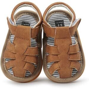 CoKate Baby Fisherman Sandals Brown Size 12-18 Months New